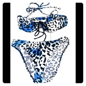 Blue and white Venus Bikini / Bathing Suit
